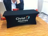 4 Feet Fitted Tension Fabric Trade Show Table Cover