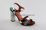 Open Toe Fashion Lady Sandal with High Heel Design