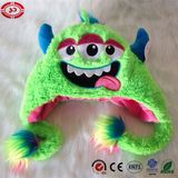 Plush Three Eyes Green Soft Comfortalbe Baby Gift Hat Toy