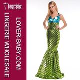 Woman Girls Sirena&Ariel Fancy Mermaid Halloween Party Costume (L15259)