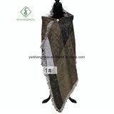 Cashmere Shawl Contrat Color Tassel Big Plaid Warm Lady Fashion Scarf