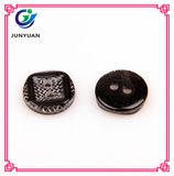 Buckle Shirt Button Black Bread Resin Coat Cufflinks