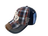 Fashion Sport Baseball Cap with Checker Fabric (13WD07)