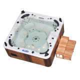 European Style Acrylic Hot Tub Whirlpool with wooden skirt (JCS-09)