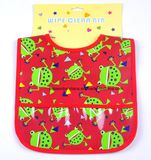 China Factory Produce Custom Print Red EVA Absorbent Girl's Baby Drooler Bib