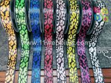 Leopard Print Jacquard Webbing for Bag, Clothing, Garment, Shoes, Luggage, Ornament, Lanyard Accessories