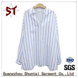 Fashionable Loose Female Striped Shirt