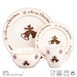 Small Bell Design Ceramic Cheap Dinner Set