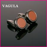 VAGULA Quality Onyx Shirt Cufflinks (L51403)