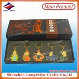 Customized Charming Keychain Set with Nice Printing Paper Box