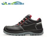 Embossed Coew Leather Acid Resistant Safety Footwear