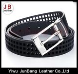 Fashion Woman Punching Hole PU Belt with Reversible Buckle