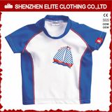 Short Sleeve Breathable Nylon Children Rash Guard Swimwear (ELTRGJ-299)