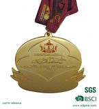 Gold Custom Metal Die Casting Gold Medal for Sports