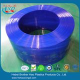 Opaque Blue PVC Strip Curtain in Roll