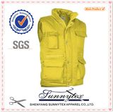 2017 New Design Men's Winter Sleeveless Workwear Vest