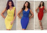 Women Elegant Cap Sleeve Bandage Dress Sexy Club Short Dress 2018 Mini Dresses Celebrity Party Dress