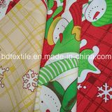 Christmas Printed Minimatt for Table Cloth! 100%T, 240G/M, Easy to Wash and Dry