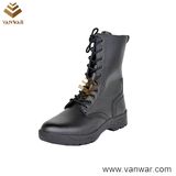 Steel Toe Cap Full Grain Leather Mesh Lining Military Tactical Boots (WTB036)