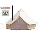 5m Cotton Canvas Glamping Luxury Bell Tent for Hotel