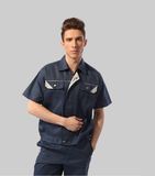 Professional Unisex Short Sleeve Summer Work Wear W52808