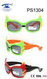 Popular Design Colorful Kid Plastic Sunglasses (PS1304)