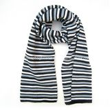 Acrylic Double Layer Mens Woven Jacquard Fans Scarf