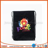 Custom Logo Printed Colorful Fabric Drawstring Gift Bag for Promotion