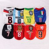 Dog Product Pet Supply Football Team Dog Tshirt Jersey