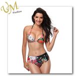 Sexy Women Two Piece Flower Printing Swimwear Bikini