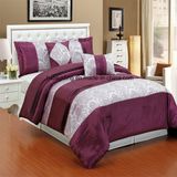 100% Polyester/Cotton Wedding/Hotel Jacquard Design Bedding Set