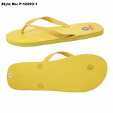 Cheap Durable Yellow PE Flip Flops Women Shoes