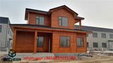 Wood Style Two Story House Prefabricated Light Steel Villa