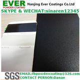 Sand Texture Glossy 80% Traffic Balck Color Ral9017 Powder Coating