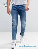 Fashionable Tie Dyeing Denim Cool Boy's Skinny Jeans