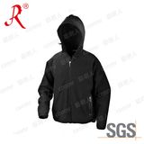 Tech Waterproof Breathable Softshell Men's Hoodie Jacket for Outdoor (QF-460)