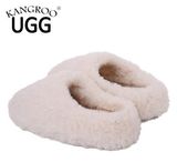 Casual Men Shoes Sheepskin Floor Slipper in Sand