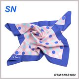 Ladies Fashion Polka DOT Silk Square Scarf