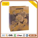 Yellow Flowers Roses Coametics Jewelry Fashion Shopping Gift Paper Bag