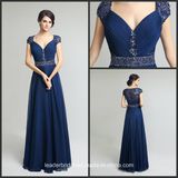 Blue Chiffon Mother Bride Dress Bridesmaids Party Evening Dress B18