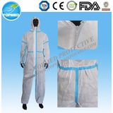 High Quality Disposable Nonwoven PP Reflective Protective Coverall