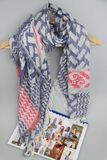 100% Cotton Azo Free Fashion Scarf for Women Fashion Accessory Shawl