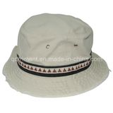 Grinding Washed Raw Edge Bill Fishing Bucket Hat (TMBH9460)