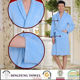 Super Soft Solid Color Coral Fleece Bathrobe Df-8821