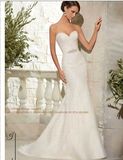 2015 Crytal Beading Strapless Bridal Wedding Dresses (WD5307)