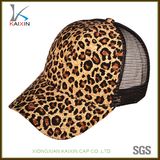 Design Your Own Hat Digital Printing Leopard Trucker Cap Hat