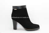 Classic Simple Comfort High Heels Women Leather Shoes