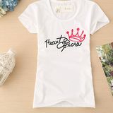 Ladies Fashion Cute T-Shirt, Girl Printed T-Shirt