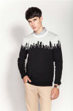 Simple Round Neck Knitted Men Sweater