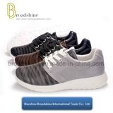 Hot Sell Women and Men Running Shoe with PU Upper